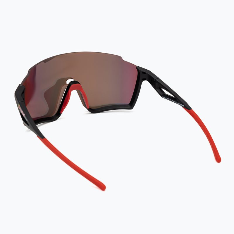 Slnečné okuliare Red Bull SPECT Stun matné čierne/hnedé s červeným zrkadlom 2