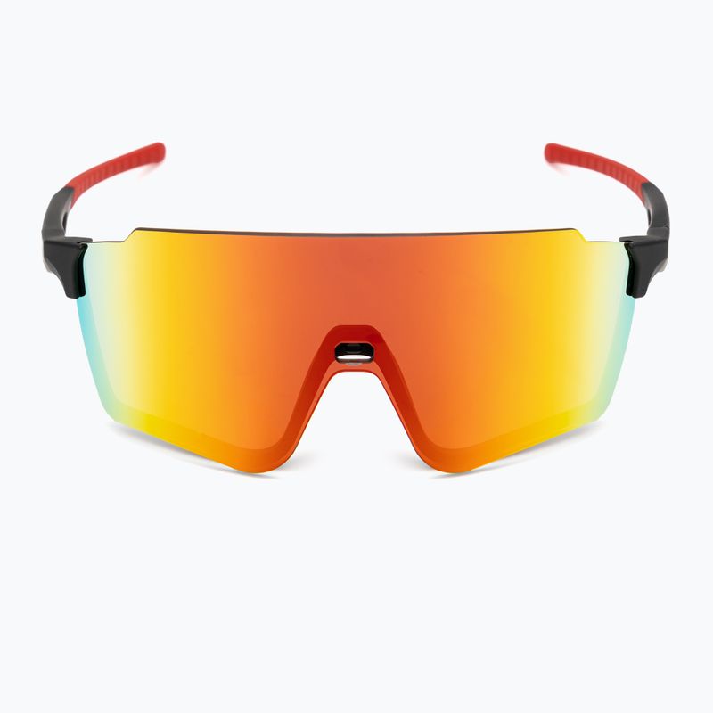 Slnečné okuliare Red Bull SPECT Stun matné čierne/hnedé s červeným zrkadlom 3