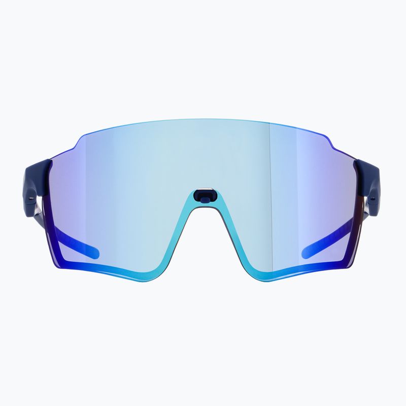 Slnečné okuliare Red Bull SPECT Stun matné modré/dymové s modrým zrkadlom 6