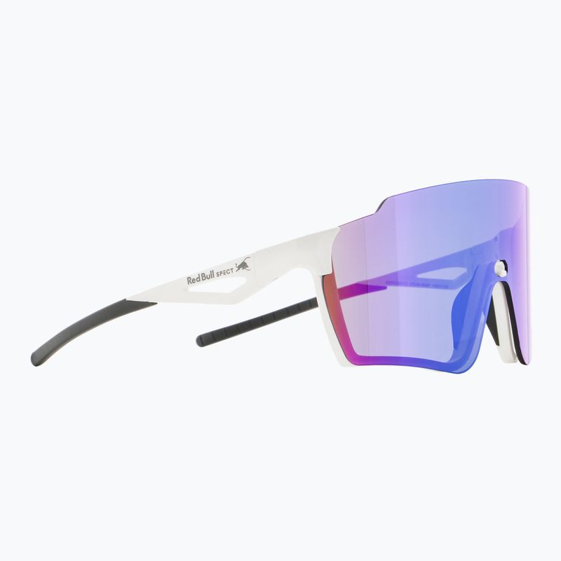 Slnečné okuliare Red Bull SPECT Stun lesklé biele/dymové s fialovo-zeleným zrkadlom 5