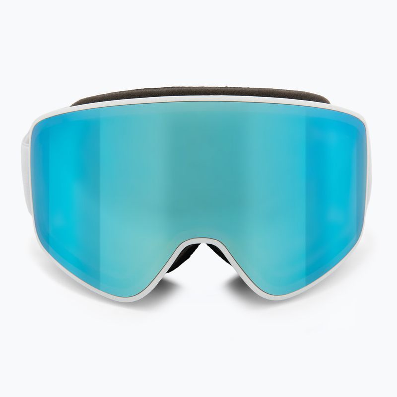 Lyžiarske okuliare Red Bull SPECT Rush white/ice blue snow/smoke with blue mirror 2