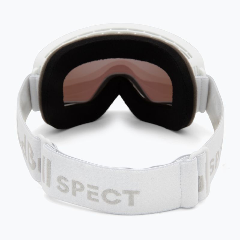 Lyžiarske okuliare Red Bull SPECT Rush white/ice blue snow/smoke with blue mirror 3