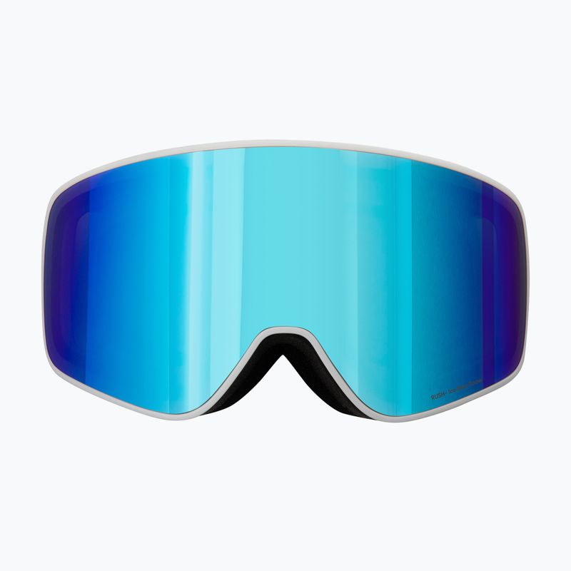 Lyžiarske okuliare Red Bull SPECT Rush white/ice blue snow/smoke with blue mirror 2
