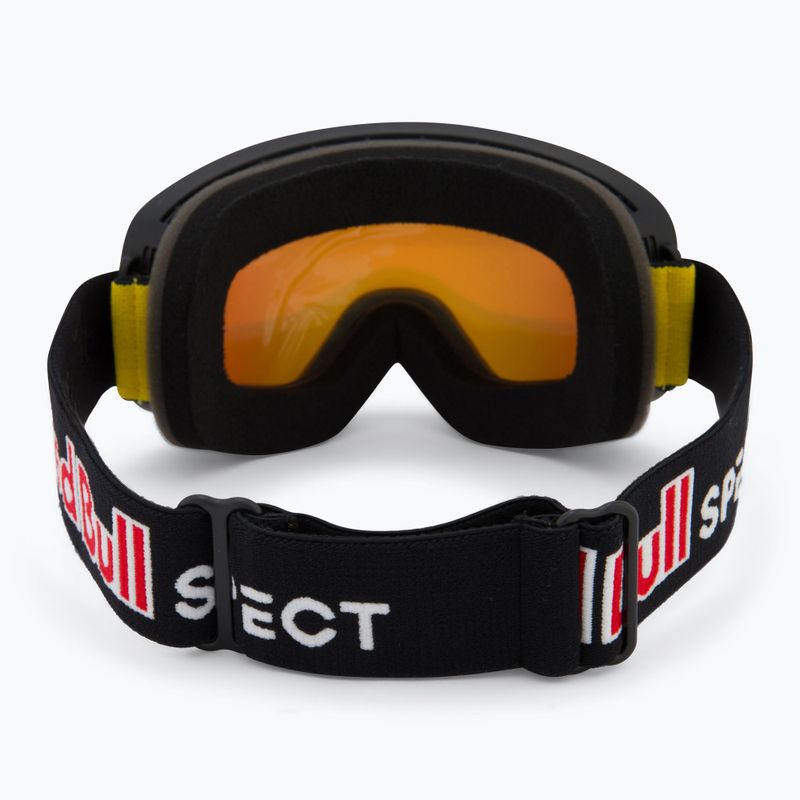 Lyžiarske okuliare Red Bull SPECT Rush black/red snow - orange with red mirror 3