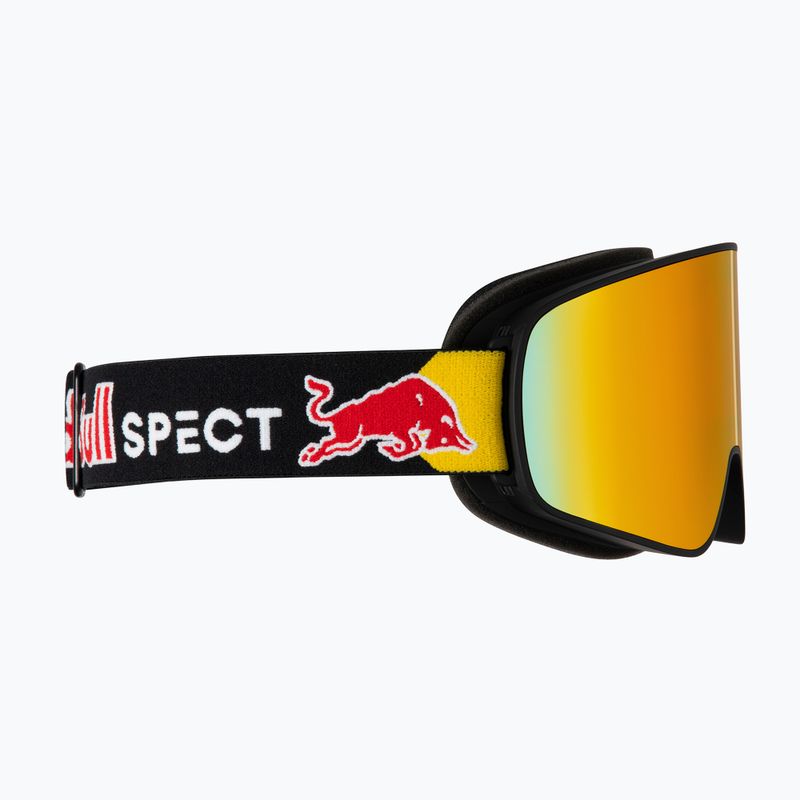 Lyžiarske okuliare Red Bull SPECT Rush black/red snow - orange with red mirror 5
