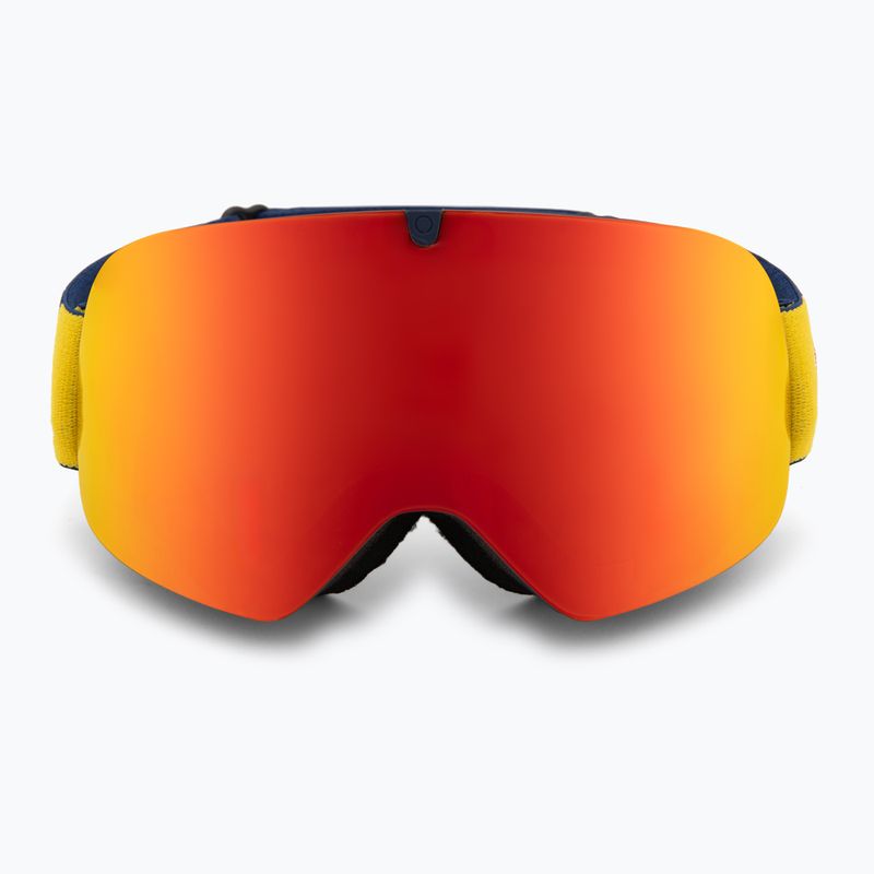 Lyžiarske okuliare Red Bull SPECT Rush matte blue/orange with red mirror 2