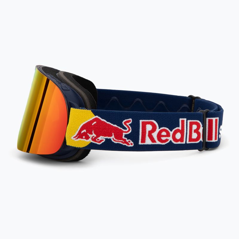 Lyžiarske okuliare Red Bull SPECT Rush matte blue/orange with red mirror 4
