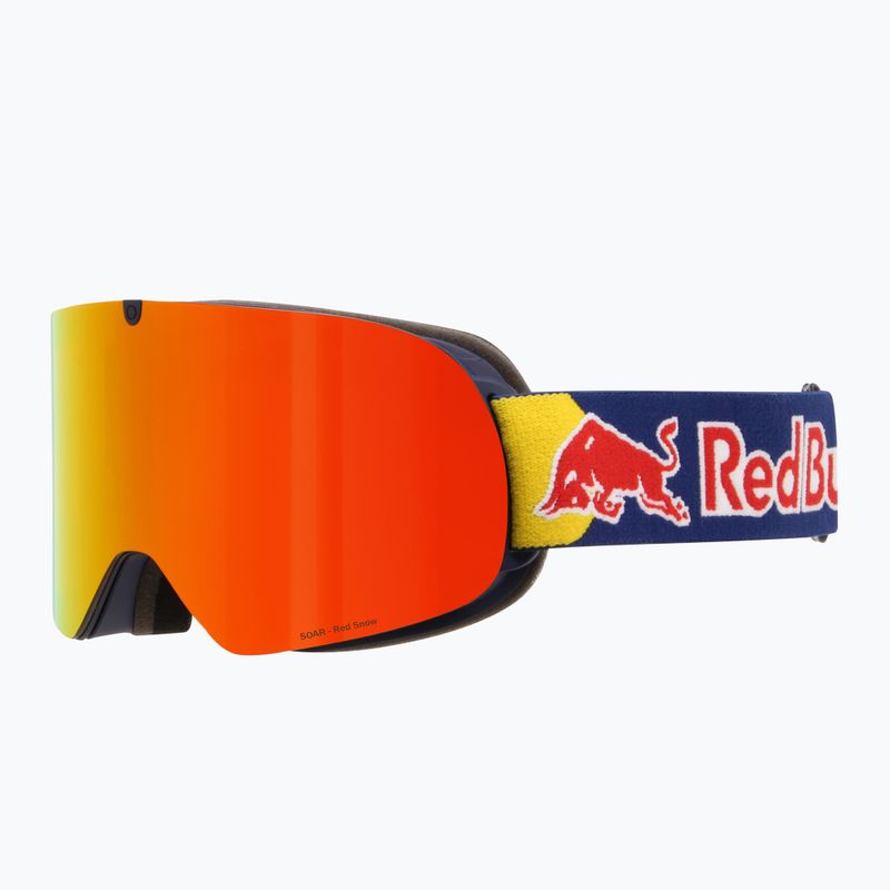 Lyžiarske okuliare Red Bull SPECT Rush matte blue/orange with red mirror 2