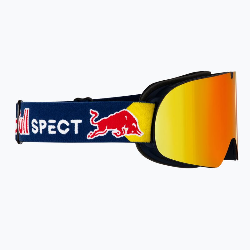 Lyžiarske okuliare Red Bull SPECT Rush matte blue/orange with red mirror 3