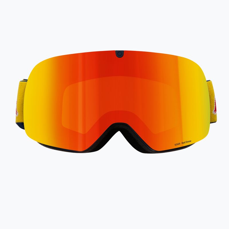 Lyžiarske okuliare Red Bull SPECT Rush matte blue/orange with red mirror 5