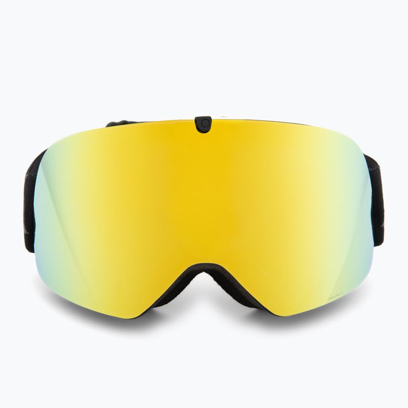 Lyžiarske okuliare Red Bull SPECT Rush matte black/smoke with yellow mirror 2