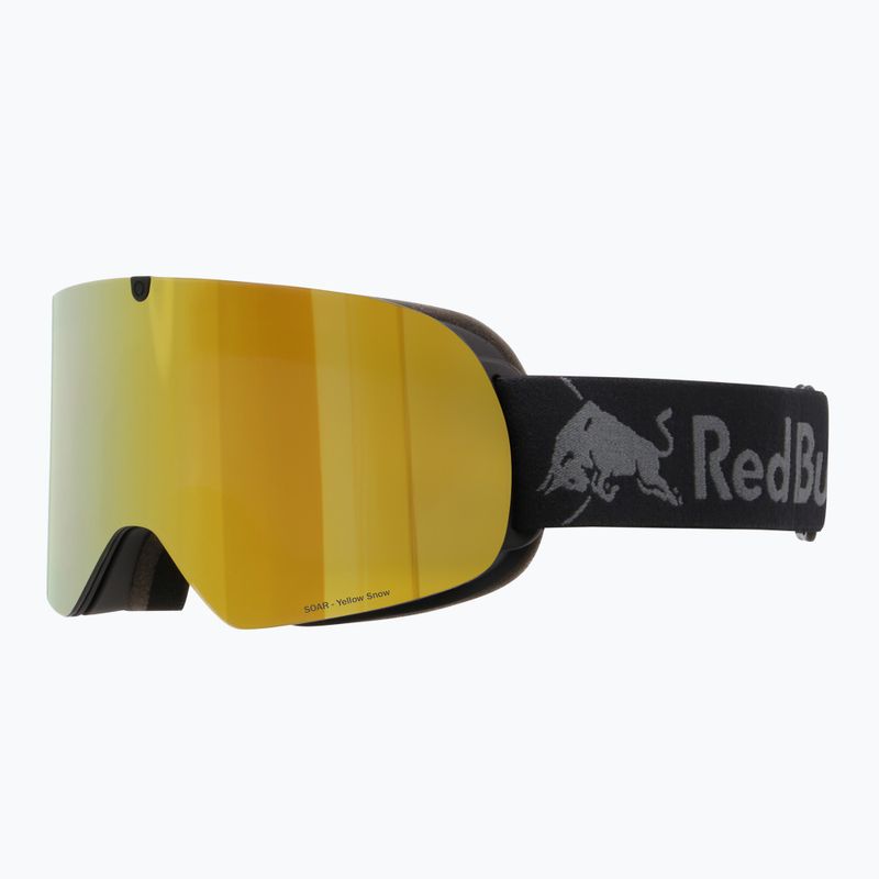 Lyžiarske okuliare Red Bull SPECT Rush matte black/smoke with yellow mirror 2
