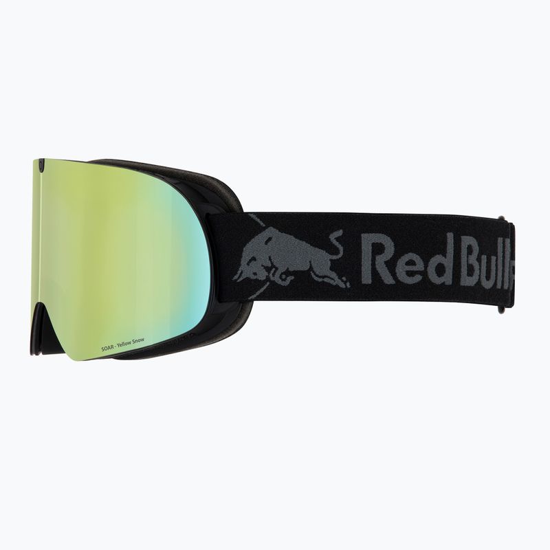 Lyžiarske okuliare Red Bull SPECT Rush matte black/smoke with yellow mirror 4