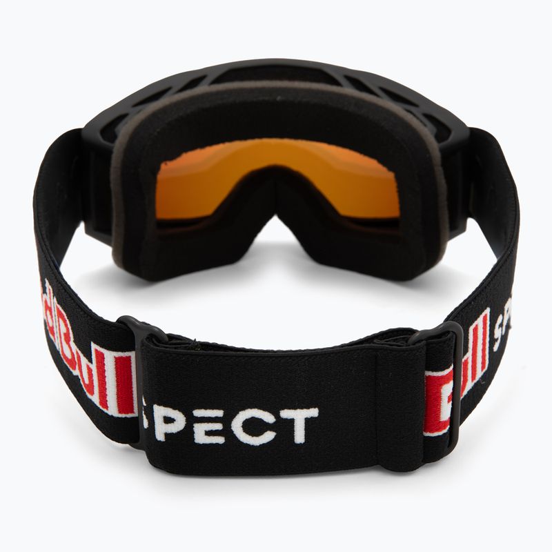 Lyžiarske okuliare Red Bull SPECT Neon black/orange with red mirror 3