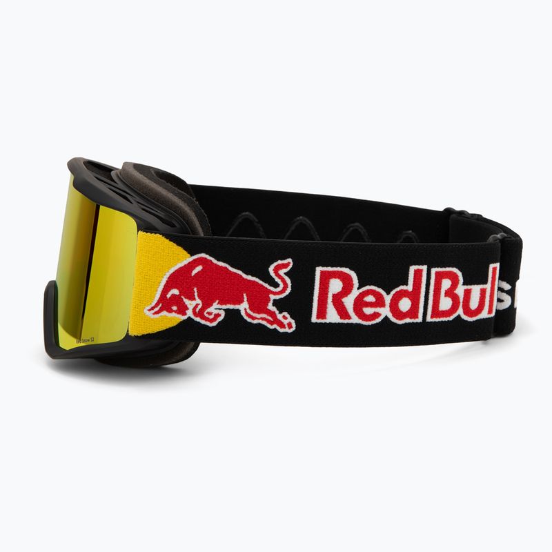 Lyžiarske okuliare Red Bull SPECT Neon black/orange with red mirror 4