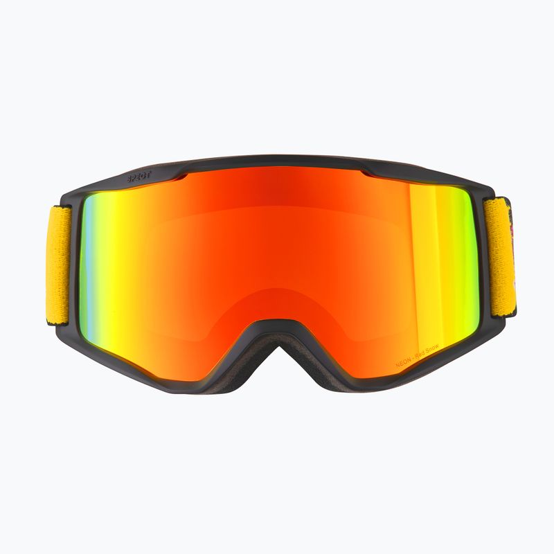Lyžiarske okuliare Red Bull SPECT Neon black/orange with red mirror 2