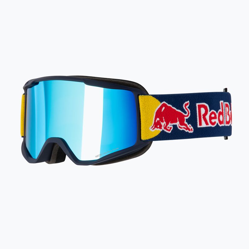 Lyžiarske okuliare Red Bull SPECT Neon blue/smoke s modrým zrkadlom 4