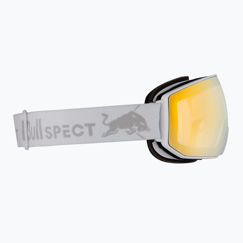 Lyžiarske okuliare Red Bull Spect Fink Photo matt white/brown with gold chrome x 7
