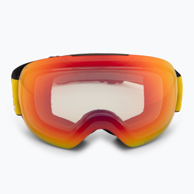 Lyžiarske okuliare Red Bull Spect Bent Photo matt black/brown with red chrome x 2