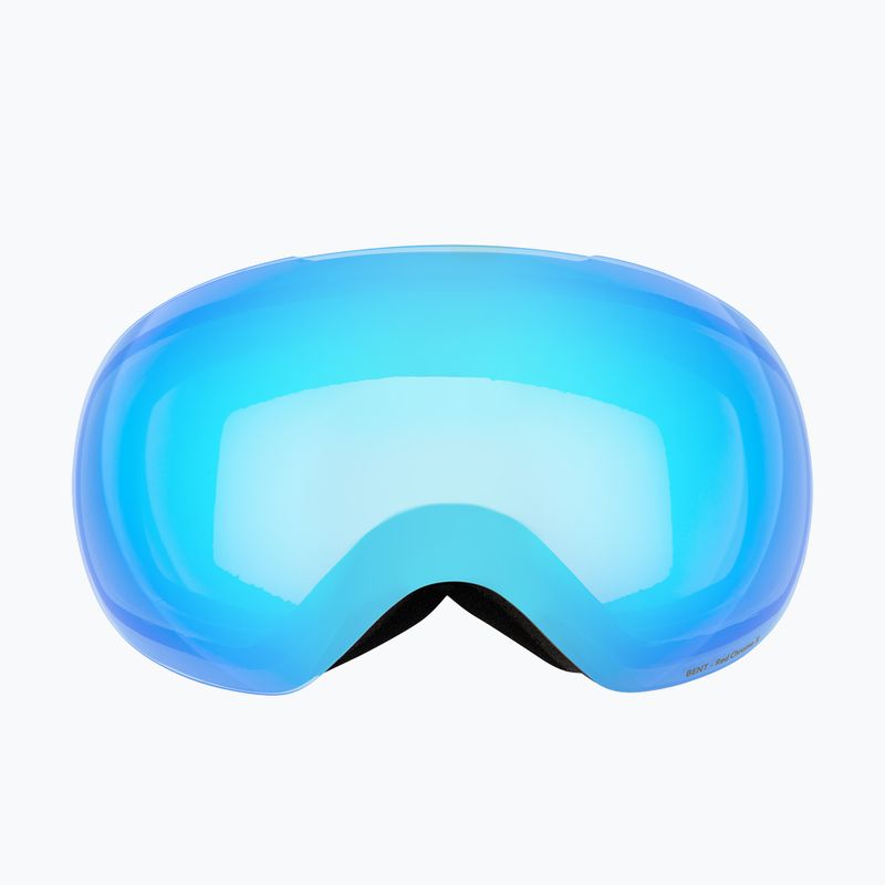 Lyžiarske okuliare Red Bull SPECT Bent Photo black/light blue with blue chrome x 2