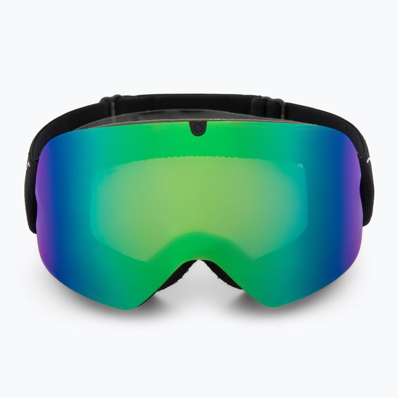 Lyžiarske okuliare Red Bull SPECT Rush matte black/brown with green mirror 2