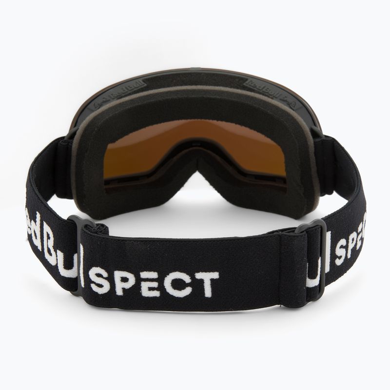 Lyžiarske okuliare Red Bull SPECT Rush matte black/brown with green mirror 3