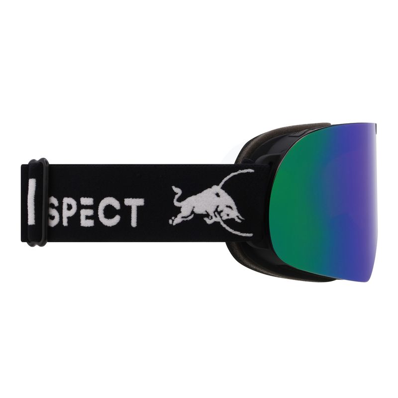 Lyžiarske okuliare Red Bull SPECT Rush matte black/brown with green mirror 3