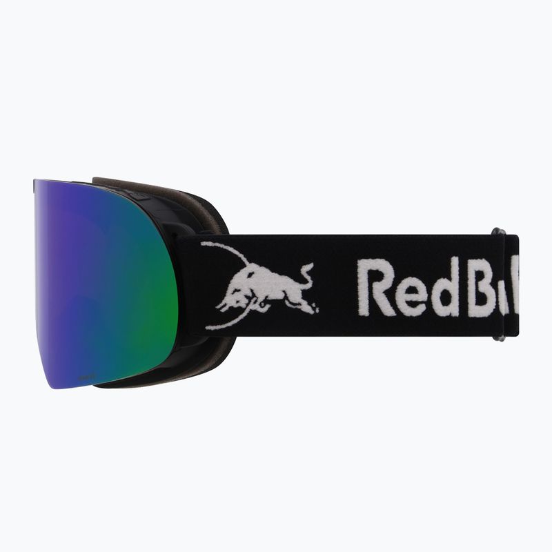 Lyžiarske okuliare Red Bull SPECT Rush matte black/brown with green mirror 4