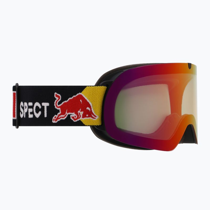 Lyžiarske okuliare Red Bull SPECT Soar Photo matte black/brown with red chrome x