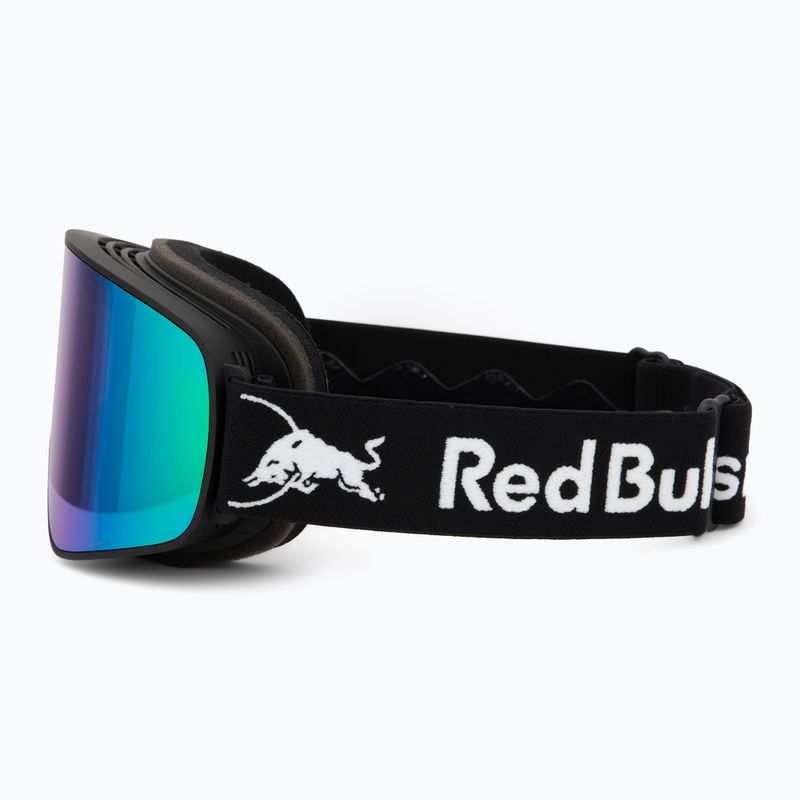 Lyžiarske okuliare Red Bull SPECT Rush matt black/brown with green mirror 4
