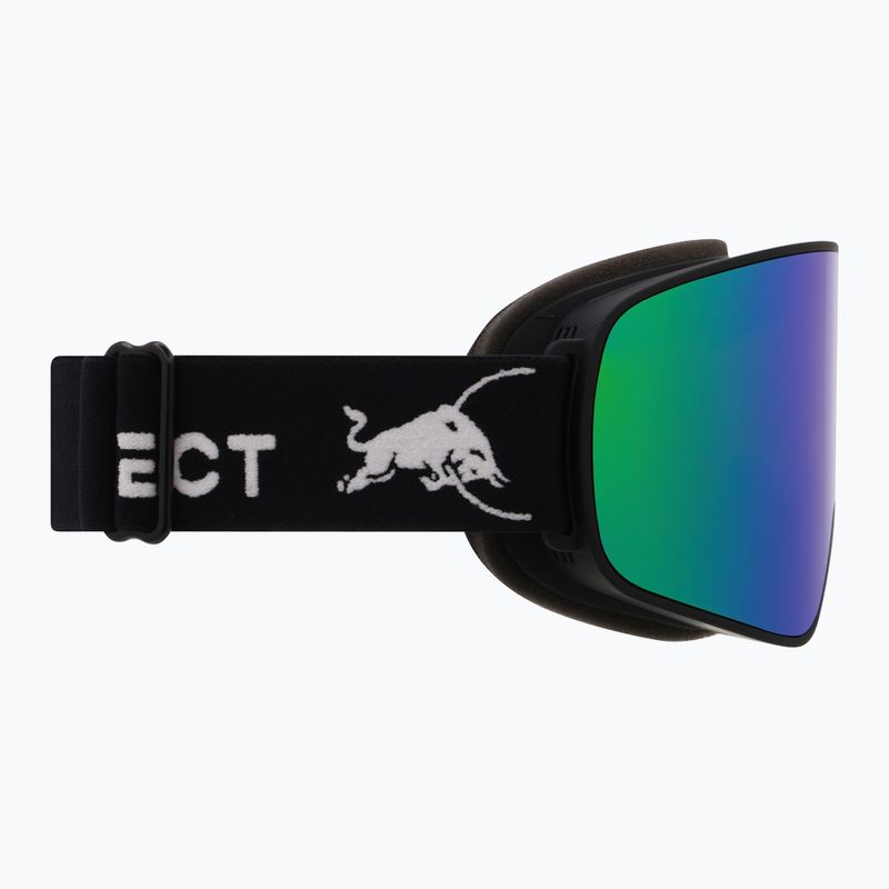 Lyžiarske okuliare Red Bull SPECT Rush matt black/brown with green mirror 3