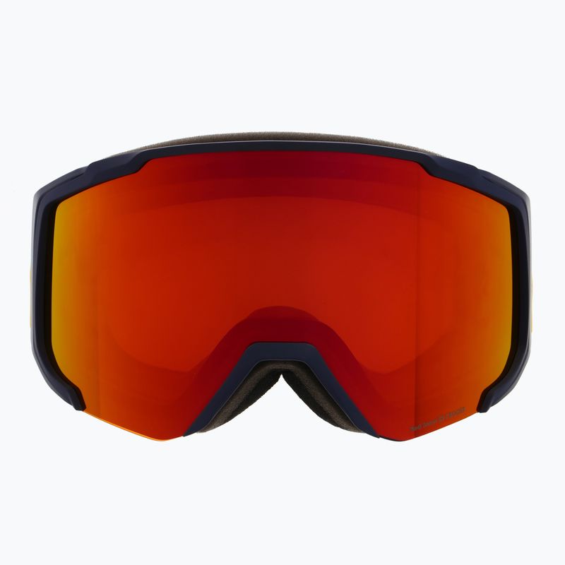 Lyžiarske okuliare Red Bull SPECT Jibb matt blue/orange with red mirror 5