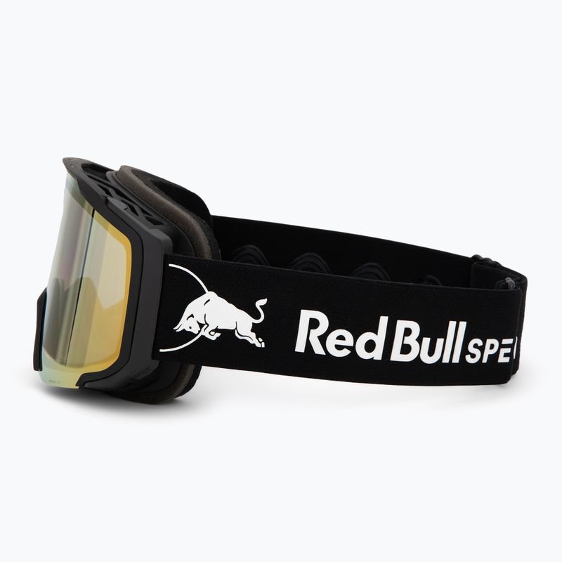 Lyžiarske okuliare Red Bull SPECT Jibb Photo matte black/brown with gold chrome x 4