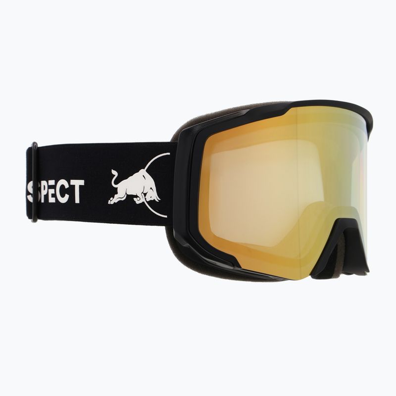 Lyžiarske okuliare Red Bull SPECT Jibb Photo matte black/brown with gold chrome x 5