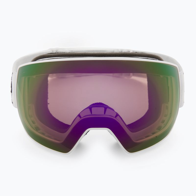 Lyžiarske okuliare Red Bull Spect Fink matt white/orange with purple mirror 2