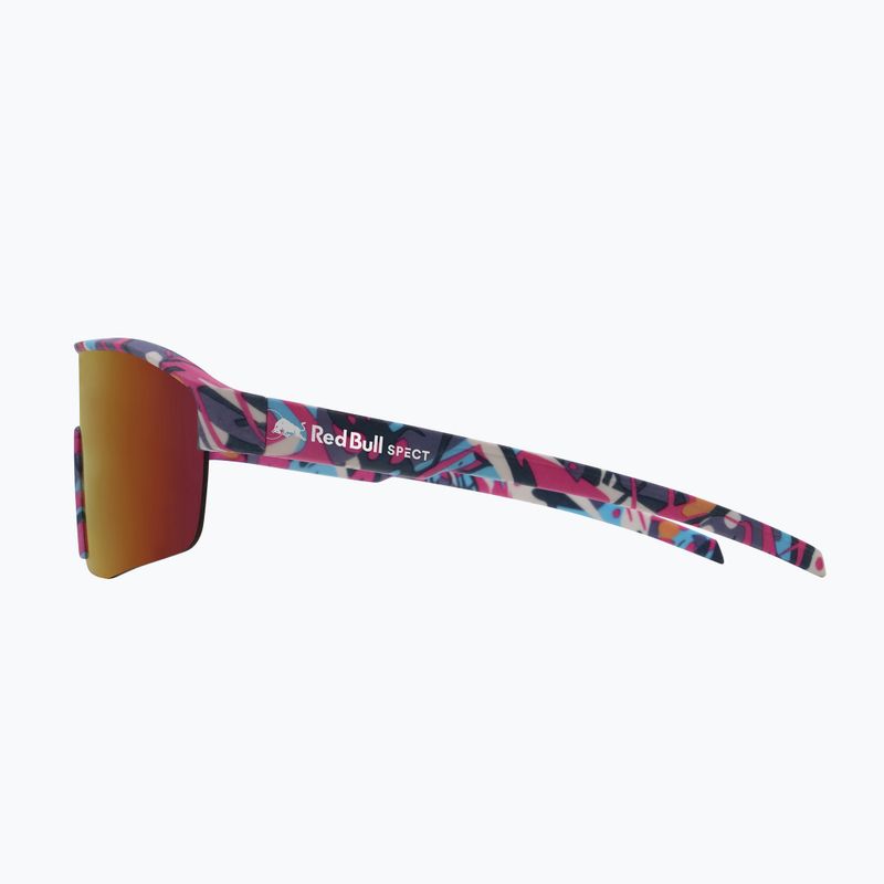 Slnečné okuliare Red Bull SPECT Dundee matt blue-pink pattern/smoke pink-yellow mirror 4