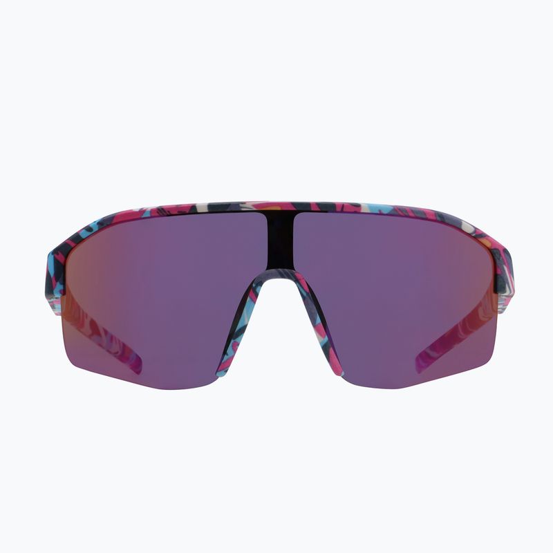 Slnečné okuliare Red Bull SPECT Dundee matt blue-pink pattern/smoke pink-yellow mirror 5