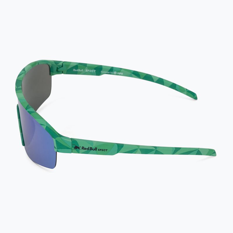 Slnečné okuliare Red Bull SPECT Dundee matt turquoise pattern/smoke green-purple mirror 4