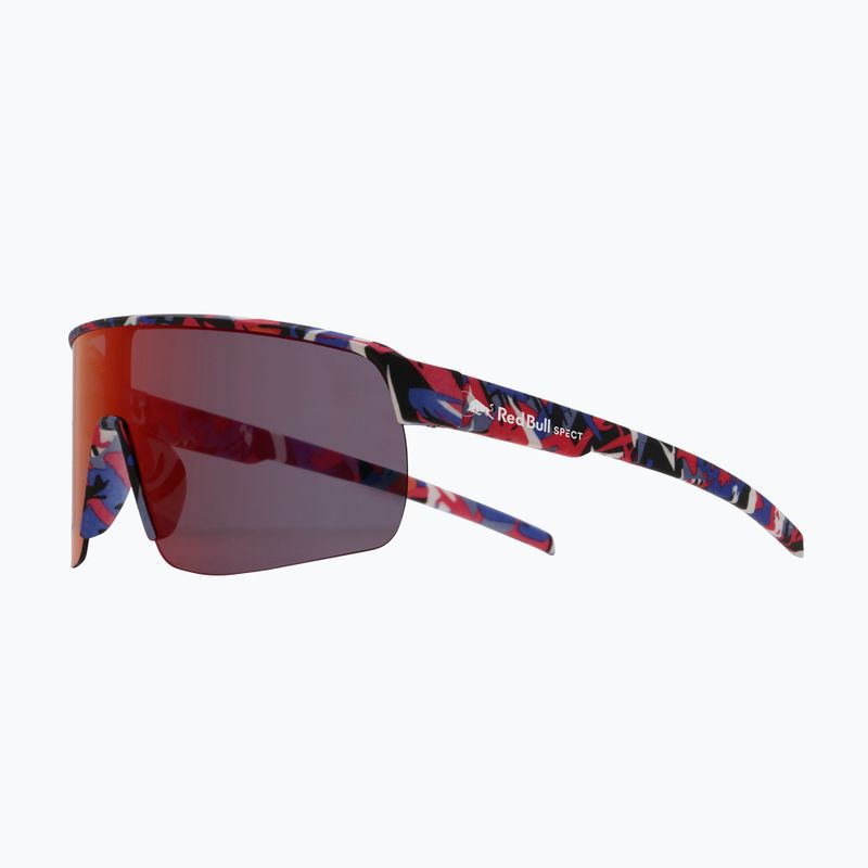 Slnečné okuliare Red Bull SPECT Dakota matt blue-burgundy pattern/smoke red-purple mirror 3