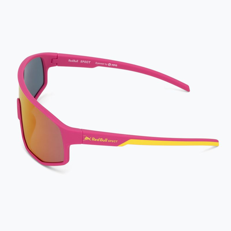 Slnečné okuliare Red Bull SPECT Dash neon pink/smoke with pink-yellow mirror 4