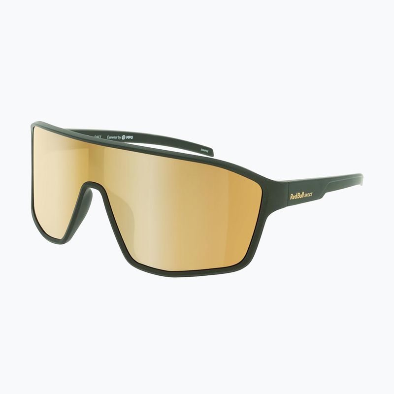 Slnečné okuliare Red Bull SPECT Daft matt metallic olive/ brown with gold mirror 2