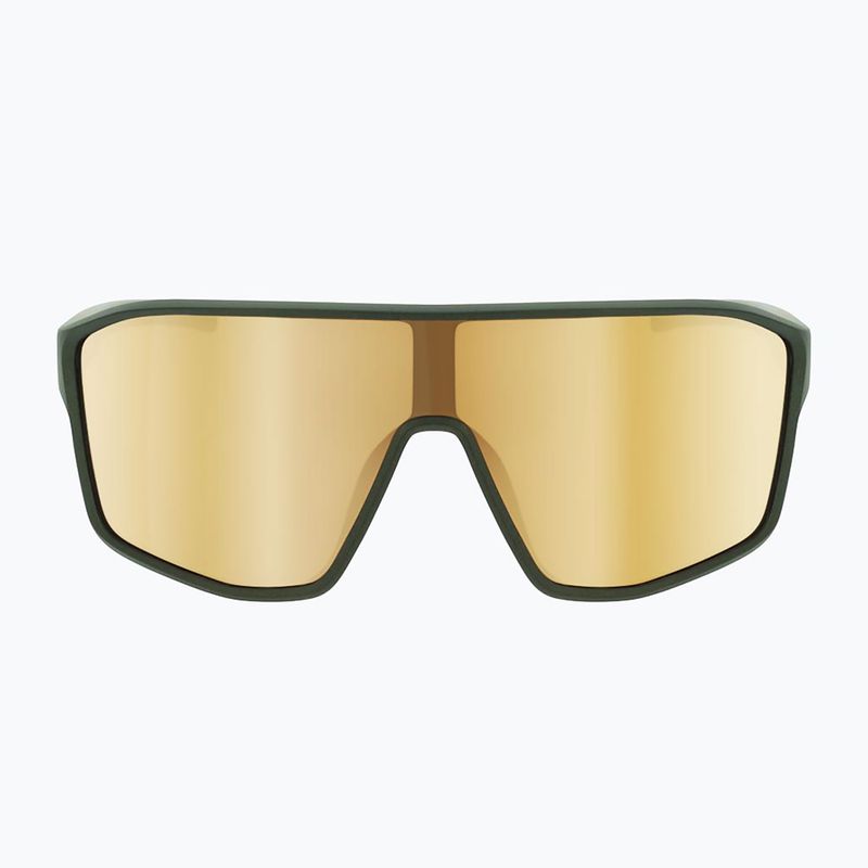 Slnečné okuliare Red Bull SPECT Daft matt metallic olive/ brown with gold mirror 3