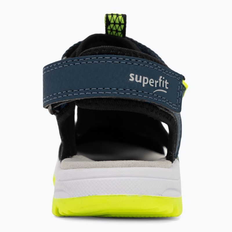 Superfit Tornado Svetlomodré/žlté detské sandále 6