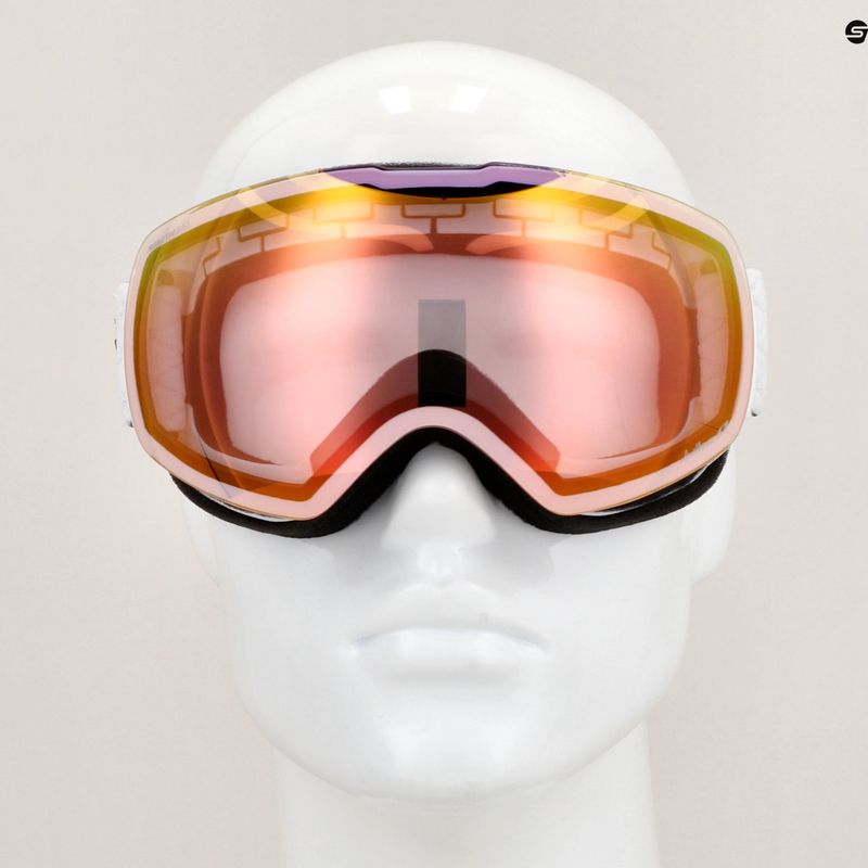 Lyžiarske okuliare Julbo Shadow Reactiv High Contrast white/flash pink 8