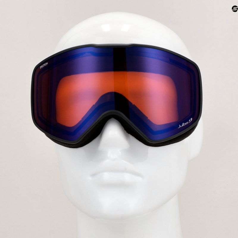 Lyžiarske okuliare Julbo Pulse black/goldange/flash blue 7