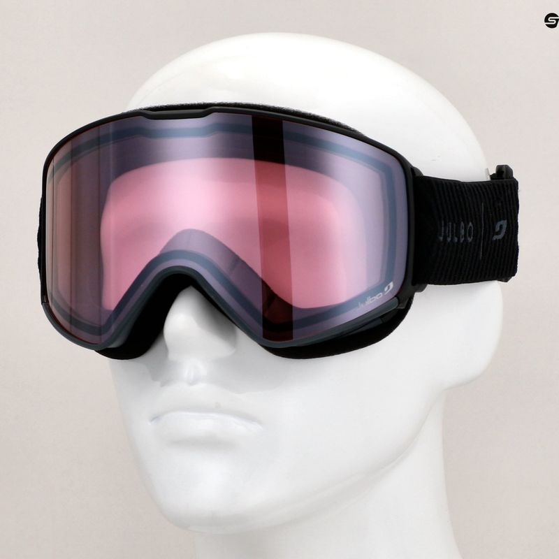 Lyžiarske okuliare Julbo Alpha black/pink/flash silver 7