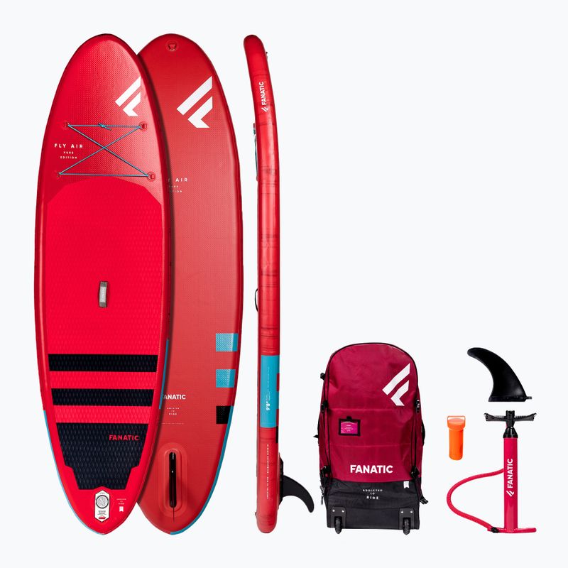 SUP doska Fanatic Stubby Fly Air 9'8" červená 13200-1131