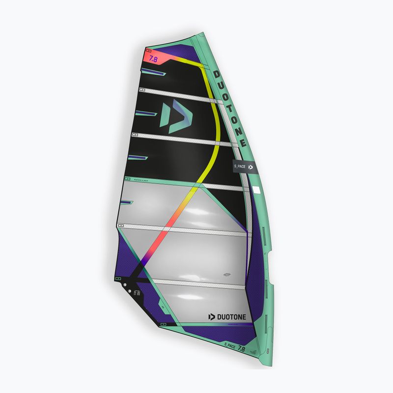 Windsurfingová plachta DUOTONE E_Pace čierno-zelená 14220-1213
