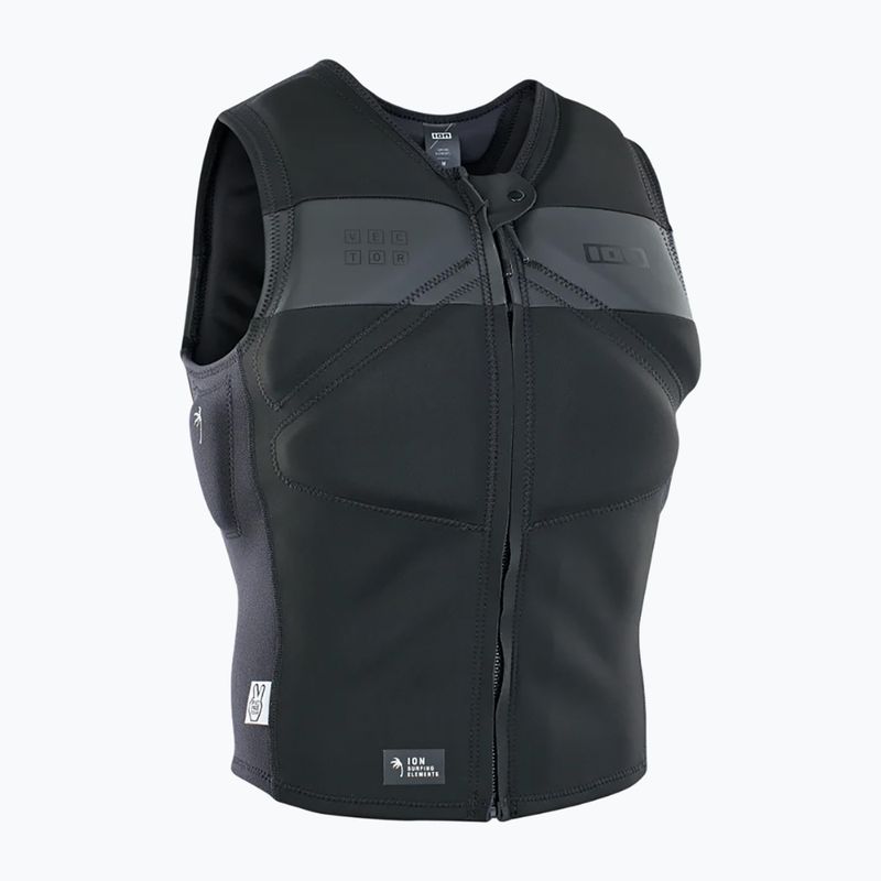 Pánska ochranná vesta ION Vector Amp Front Zip čierna