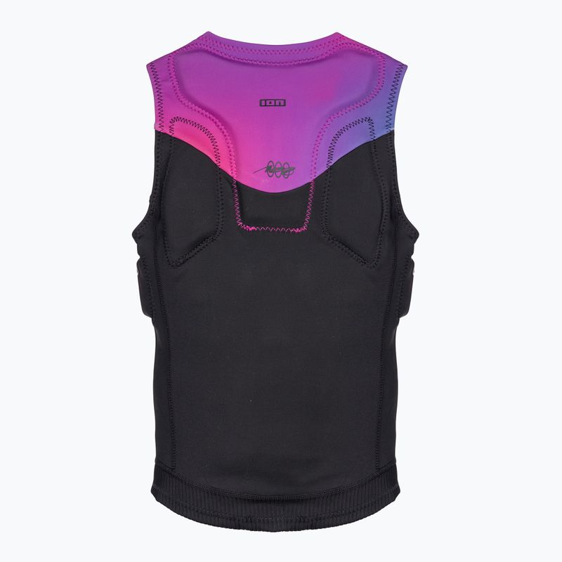 Dámska ochranná vesta ION Ivy Front Zip black/pink 48233-4169 2